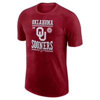 Men's Nike Crimson Oklahoma Sooners Team Stack T-Shirt