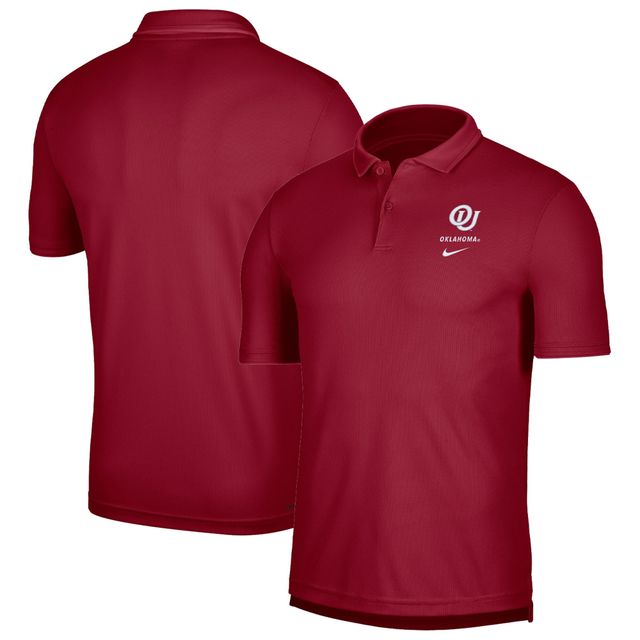 Polo Performance UV Oklahoma Sooners Nike Cramoisi pour Homme