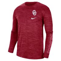 Men's Nike Crimson Oklahoma Sooners Velocity Legend Team Performance Long Sleeve T-Shirt