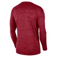 Men's Nike Crimson Oklahoma Sooners Velocity Legend Team Performance Long Sleeve T-Shirt