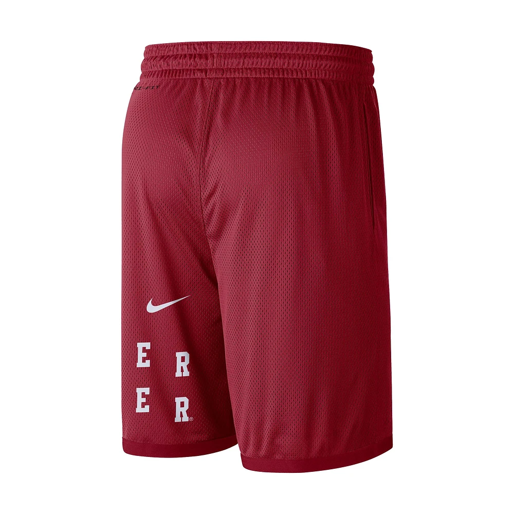 Short Performance Oklahoma Sooners Wordmark pour Homme Nike Cramoisi