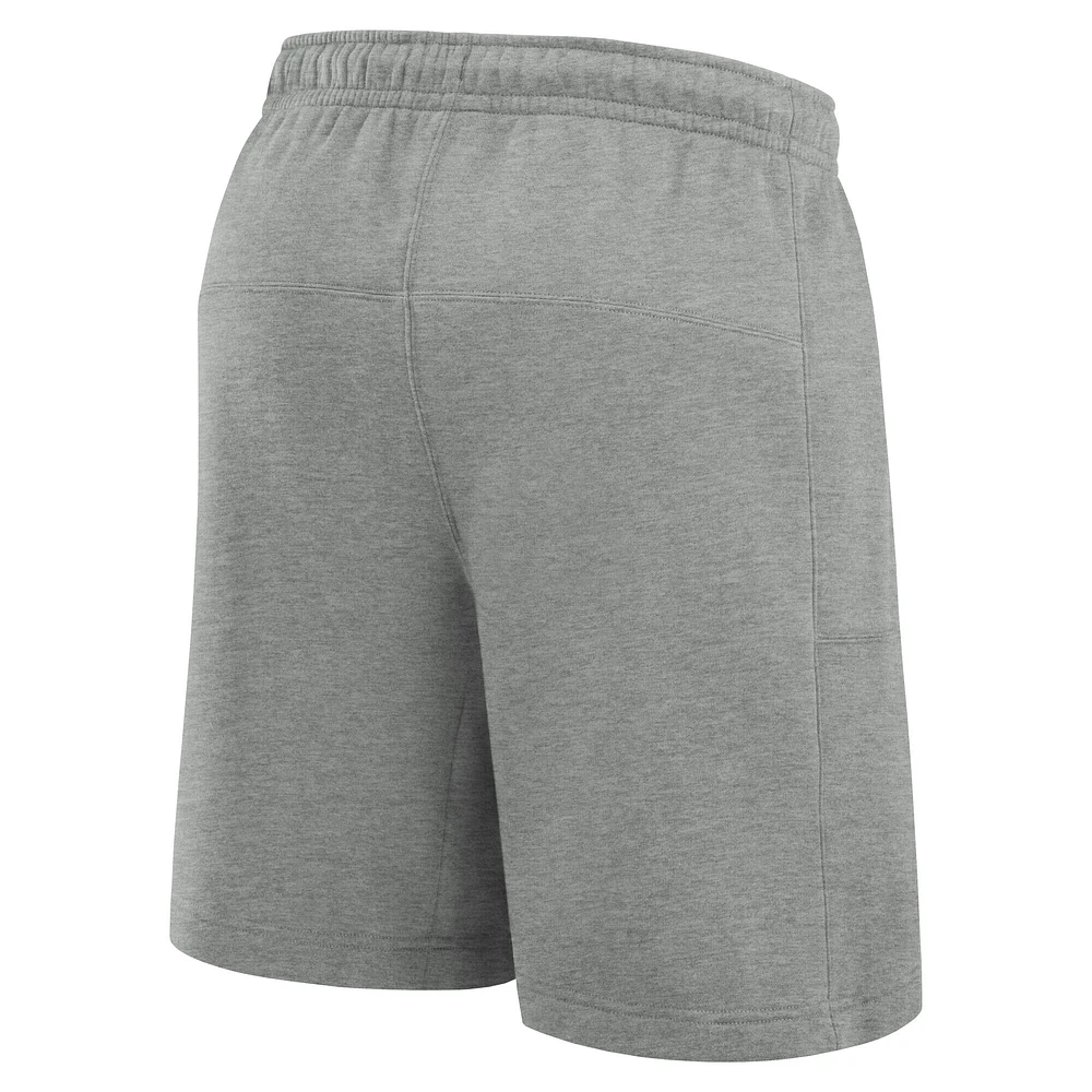 Men's Nike Heather Gray Oklahoma Sooners Legacy Fleece Essential Shorts