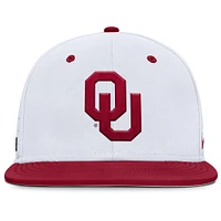 Casquette ajustée Nike True Performance On-Field Dugout des Oklahoma Sooners pour homme