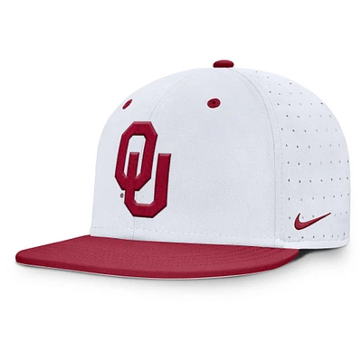 Casquette ajustée Nike True Performance On-Field Dugout des Oklahoma Sooners pour homme