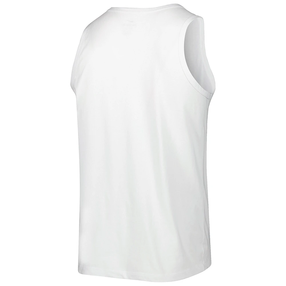 Men's Nike White Oklahoma Sooners Spring Break Futura Performance Tank Top