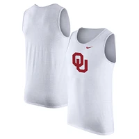 Débardeur Nike blanc Oklahoma Sooners pour homme