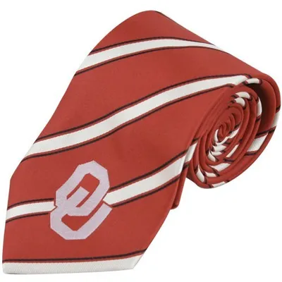 Oklahoma Sooners Woven Poly Tie