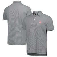 Polo en jersey à rayures Oklahoma Sooners Jubilee Peter Millar pour homme, noir