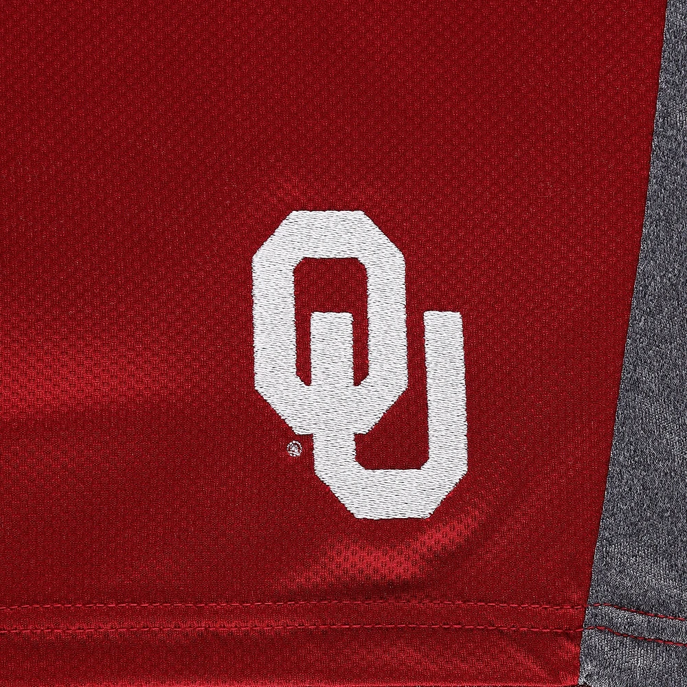 Short texturé Profile Crimson Oklahoma Sooners pour hommes, grandes et