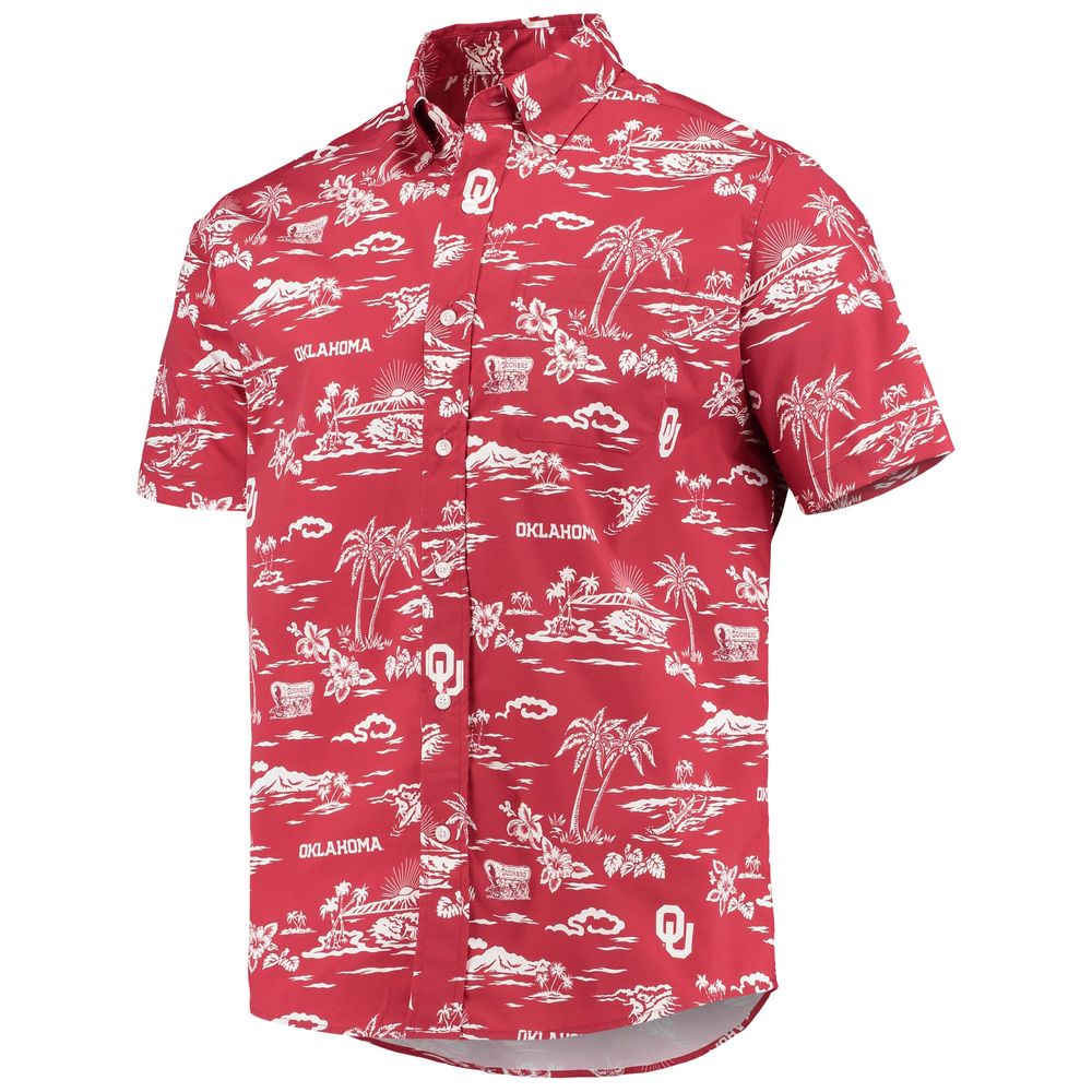 Men's Reyn Spooner Crimson Oklahoma Sooners Classic Button-Down Shirt