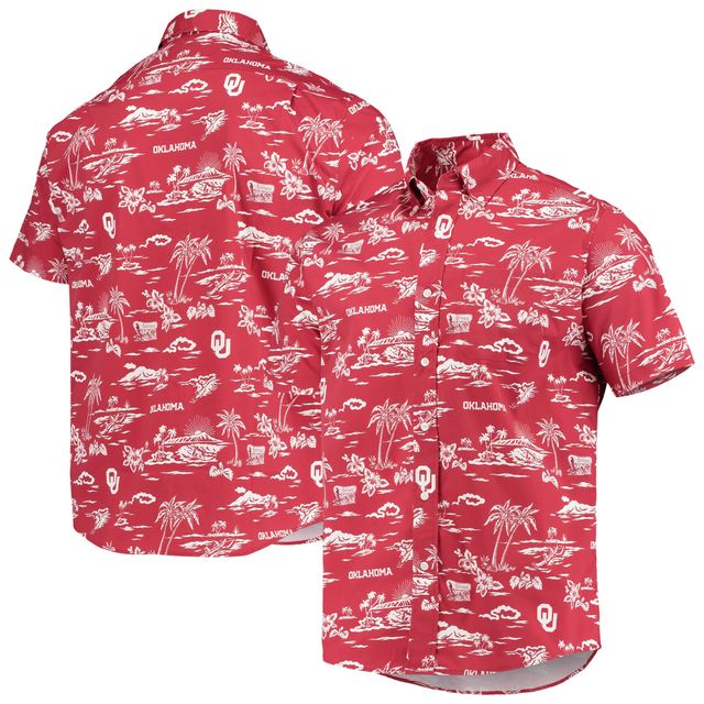 Chemise boutonnée classique Reyn Spooner Crimson Oklahoma Sooners pour homme