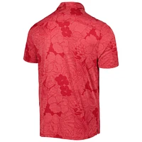 Polo Tommy Bahama Crimson Oklahoma Sooners Miramar Blooms pour homme