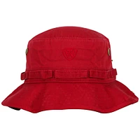 Chapeau bob délavé Top of the World Cardinal Oklahoma Sooners Angler pour homme