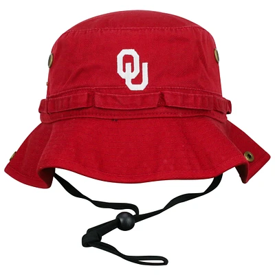 Chapeau bob délavé Top of the World Cardinal Oklahoma Sooners Angler pour homme