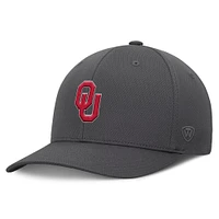 Casquette Flex avec logo Reflex Oklahoma Sooners anthracite Top of the World pour homme