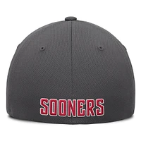 Casquette Flex avec logo Reflex Oklahoma Sooners anthracite Top of the World pour homme