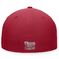 Casquette ajustée Top of the World Crimson Oklahoma Sooners pour hommes