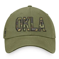 Men's Top of the World Olive Oklahoma Sooners OHT Military Appreciation Unit Adjustable Hat