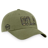 Men's Top of the World Olive Oklahoma Sooners OHT Military Appreciation Unit Adjustable Hat