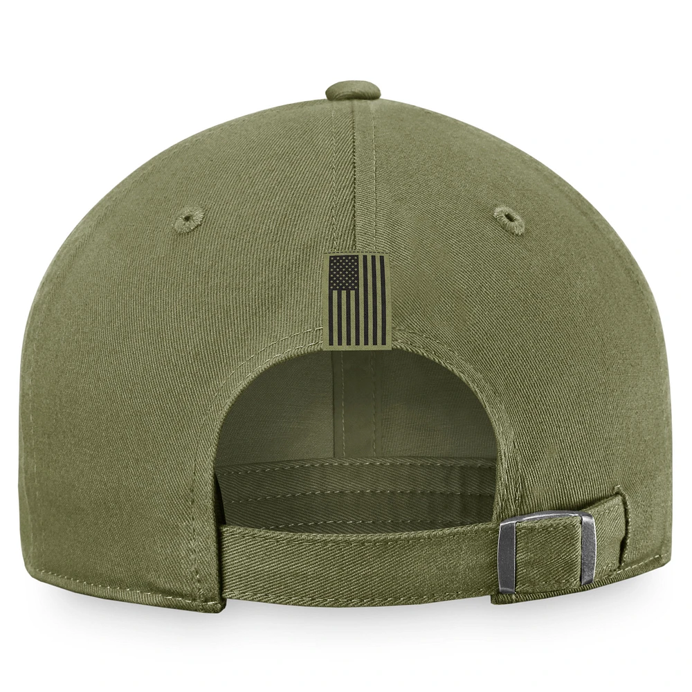 Men's Top of the World Olive Oklahoma Sooners OHT Military Appreciation Unit Adjustable Hat