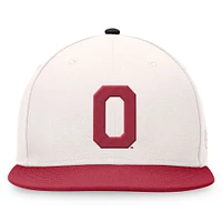 Casquette ajustable Top of the World pour homme avec logo Cardinal Oklahoma Sooners blanc