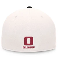 Casquette ajustable Top of the World pour homme avec logo Cardinal Oklahoma Sooners blanc