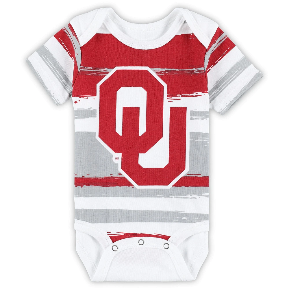 Body préféré de l'équipe Oklahoma Sooners blanc pour nouveau-né et bébé