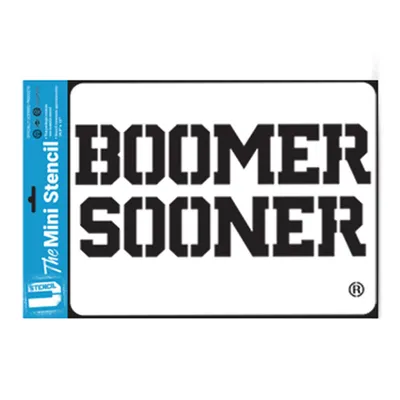 Oklahoma Sooners 11" x 14.5" Mini Stencil Kit