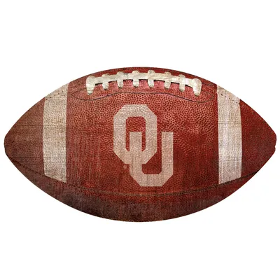 Oklahoma Sooners 12'' Football Sign