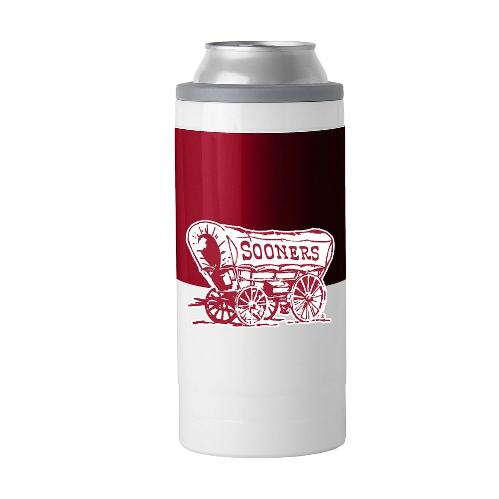 Oklahoma Sooners 12oz. Refroidisseur de canette mince Colorblock