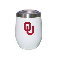 Oklahoma Sooners 12oz. Logo Stemless Tumbler