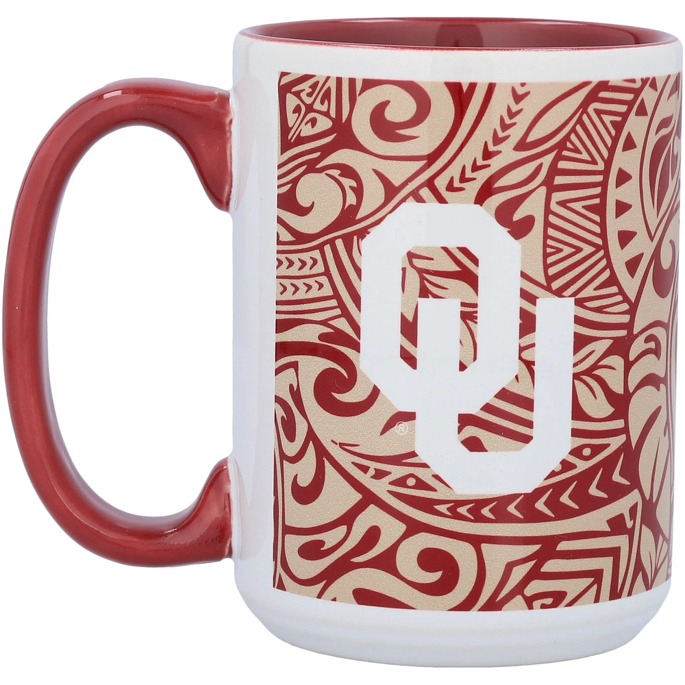 Oklahoma Sooners 15 oz. Tasse Ohana