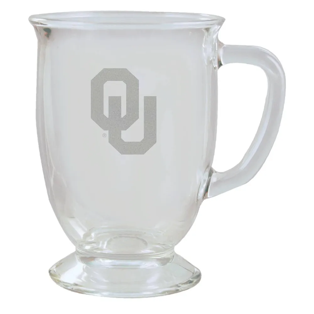 Oklahoma Sooners 16oz. Etched Cafe Mug