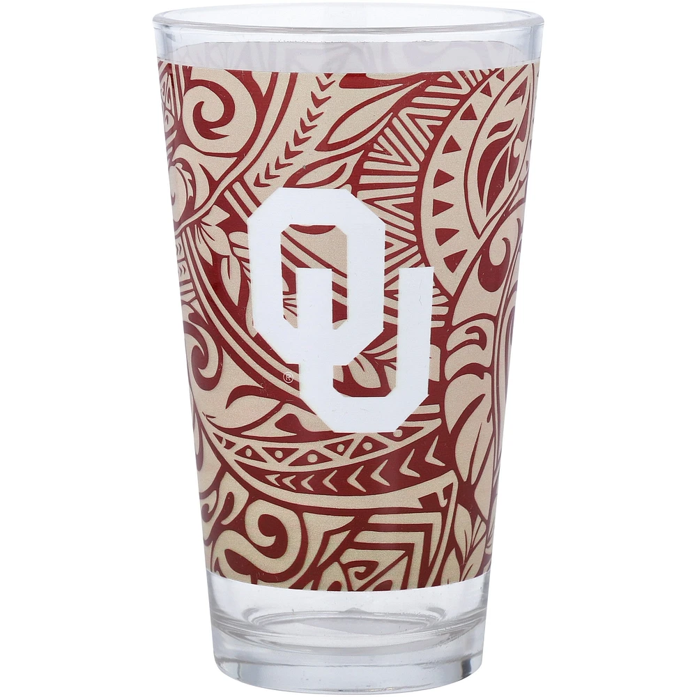 Oklahoma Sooners 16 oz. Verre à pinte Ohana