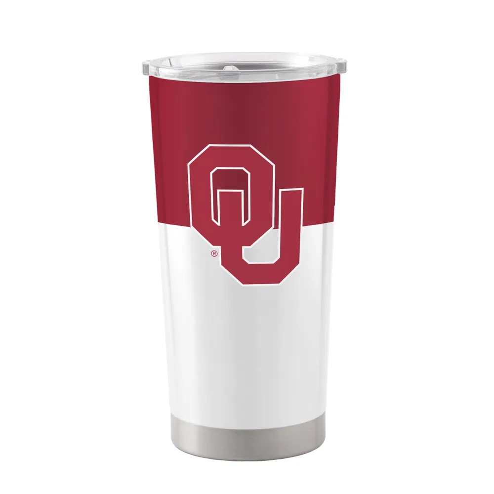 Oklahoma Sooners 20 oz. Gobelet en acier inoxydable à blocs de couleurs