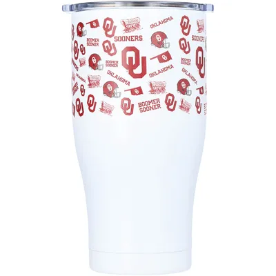 Oklahoma Sooners 24oz. All Over Print Stainless Steel Tumbler