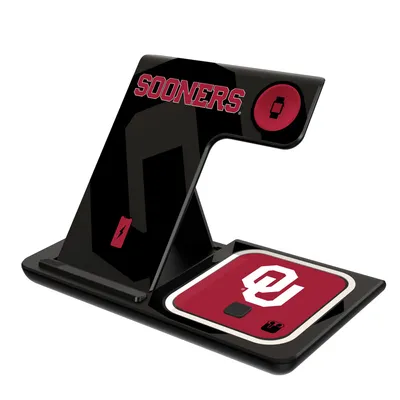 Oklahoma Sooners 3-In-1 Wireless Charger