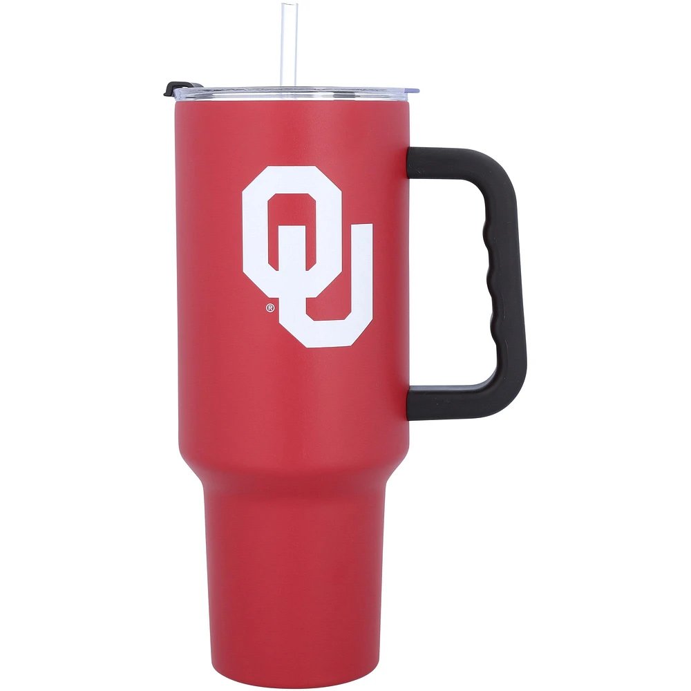 Oklahoma Sooners 40oz. Travel Tumbler with Handle