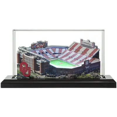 Oklahoma Sooners 9" x 4" Light Up Gaylord Family Oklahoma Memorial Stadium with Display Case