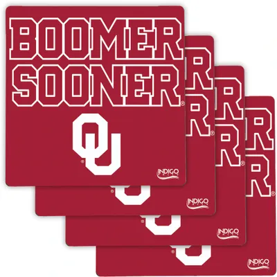 Oklahoma Sooners Four-Pack Specialty Coaster Set