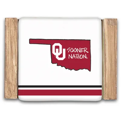 Oklahoma Sooners Four-Piece Coaster Set