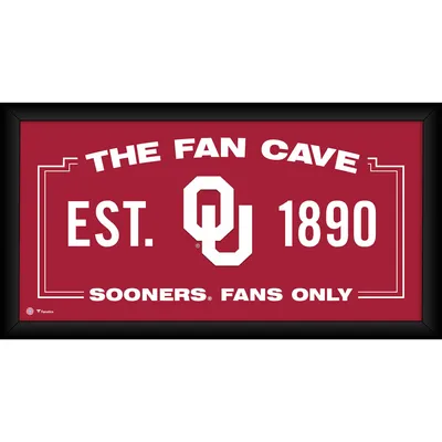 Oklahoma Sooners Fanatics Authentic Framed 10" x 20" Fan Cave Collage