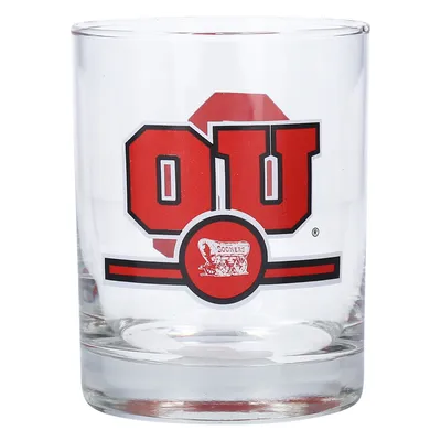 Oklahoma Sooners Letterman 14oz. Rocks Glass