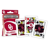 Cartes à jouer NCAA des Sooners d'Oklahoma