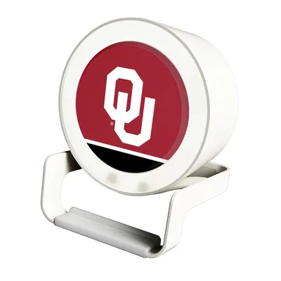 Oklahoma Sooners Night Light Wireless Charger And Bluetooth Speaker