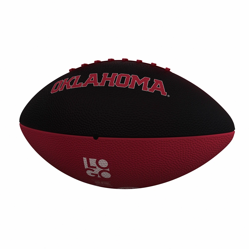 Ballon de football junior avec logo Pinwheel des Sooners d'Oklahoma