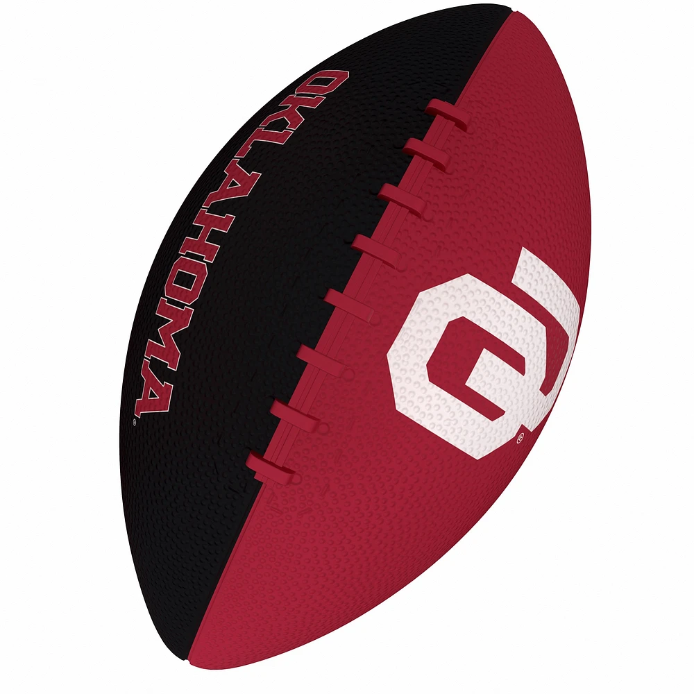 Ballon de football junior avec logo Pinwheel des Sooners d'Oklahoma