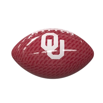 Mini ballon de football en caoutchouc brillant Oklahoma Sooners