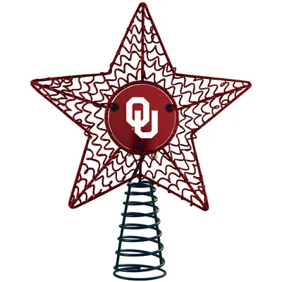 Oklahoma Sooners Star Tree Topper