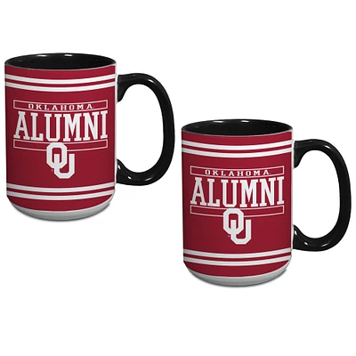 Oklahoma Sooners Two-Pack Alumni Mug Set